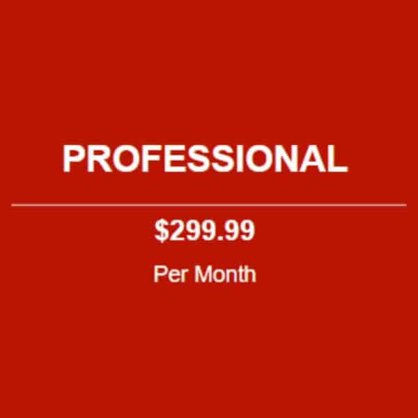 AGL Monthly Service Plan (PROFESSIONAL)